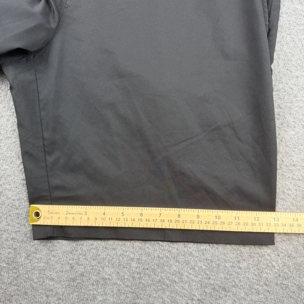 Adidas Golf Shorts Men's 36 Black Climalite Flat Front‎ Performance Athletic